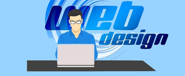 Bild Webdesigner am PC ist kein Privatmann