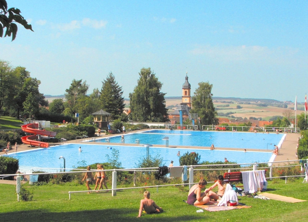 Nach Biken ins Spessartbad-Mönchberg